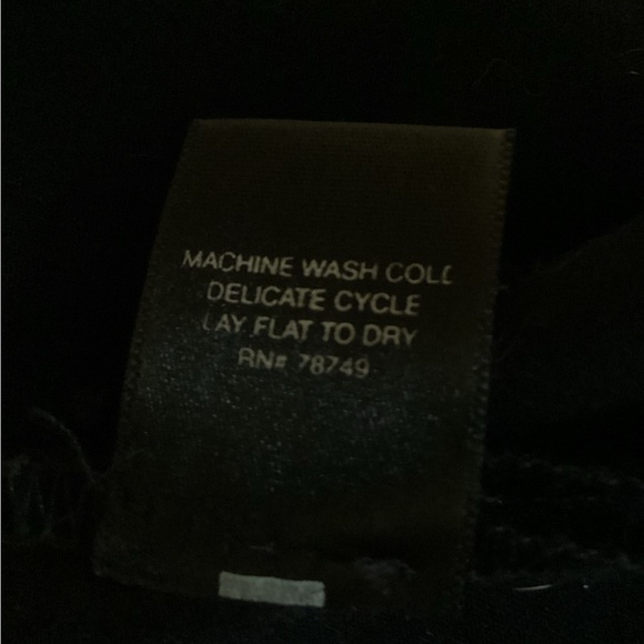 Arden B. Vintage Black Skirt With White Lace Trim Size 10 - Picture 8 of 9